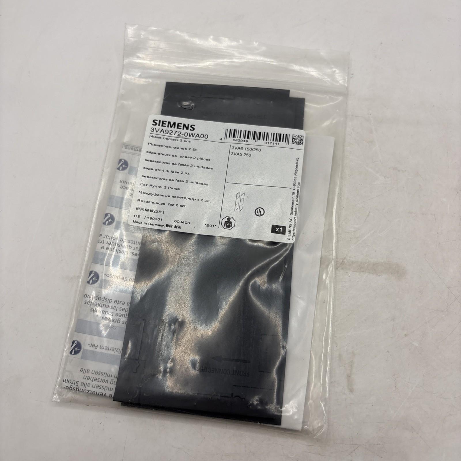 BREAKER 3VA5, 6 250A PHASE BARRIERS 2 PCS