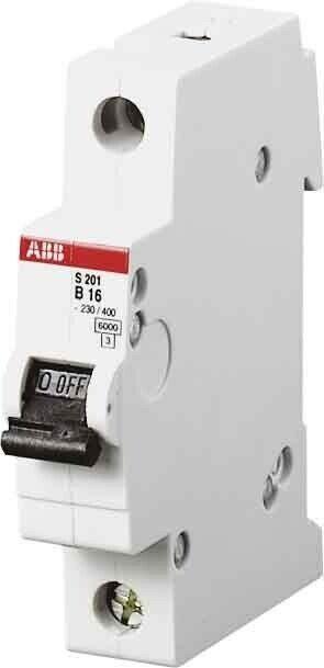 S201-B16 Miniature Circuit Breaker - 1P - B - 16 A