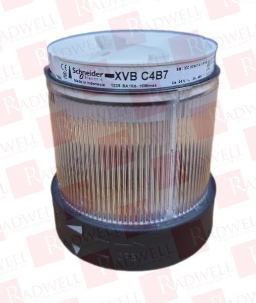 Indicator bank, Harmony XVB, illuminated unit, plastic, clear, 70mm, flashing, for bulb or LED, 24V AC, 24...48V DC