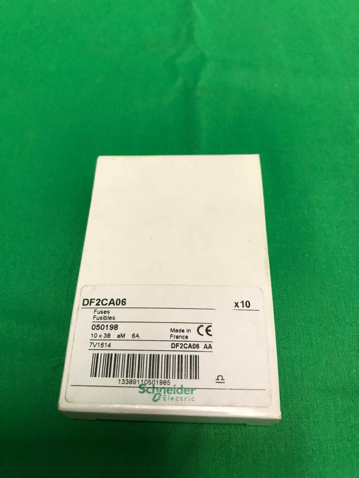 NFC cartridge fuses, TeSys GS, cylindrical 10mm x 38mm, fuse type aM, 500VAC, 6A, without striker