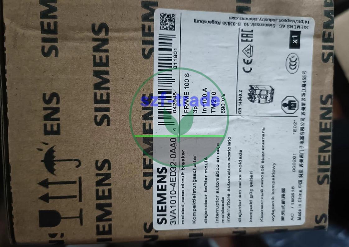 BRKR 3VA10 3P 100A 36KA FTFM NUT
