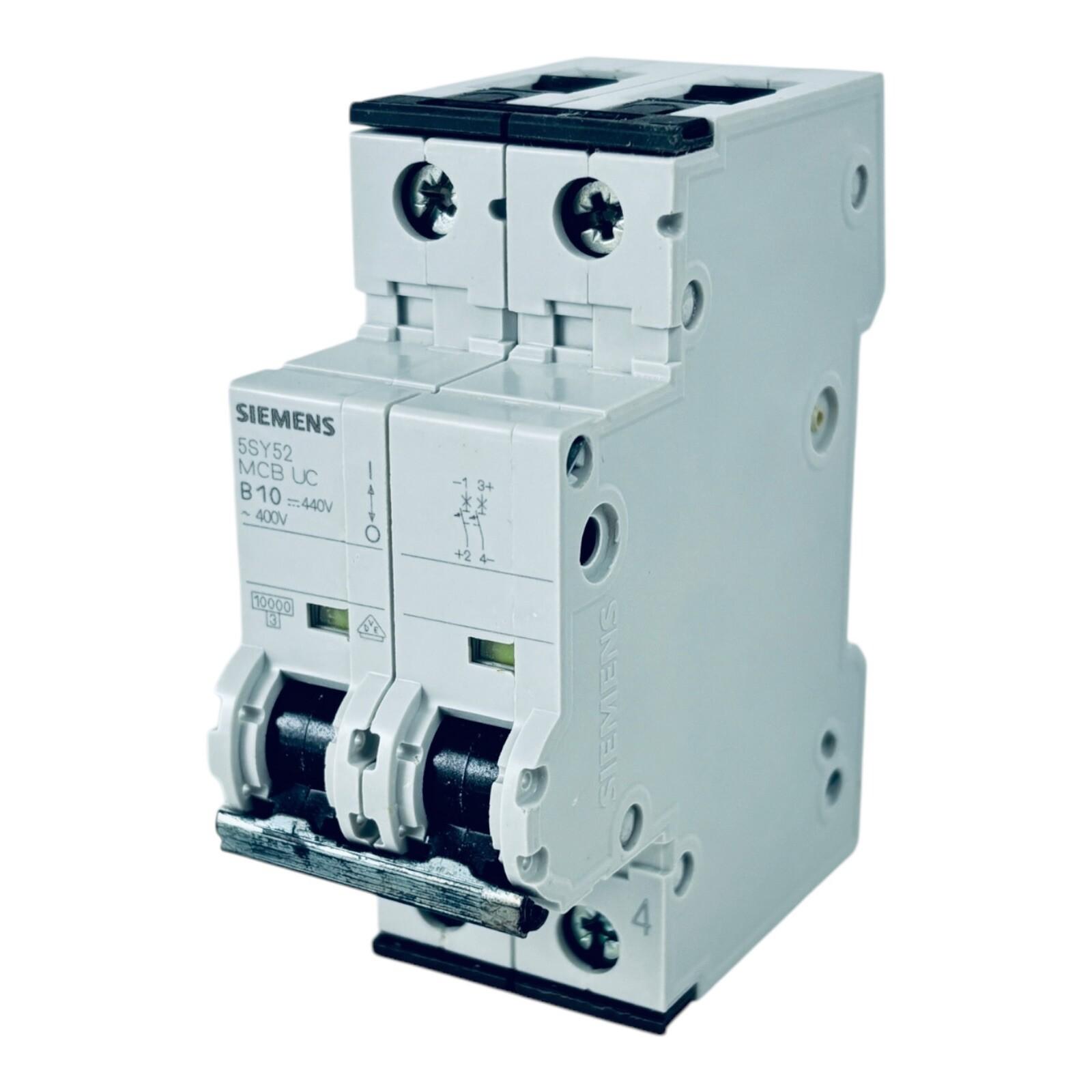 SUP PTOR 5SY5 2P IEC 400V 10A 10K B-TRIP