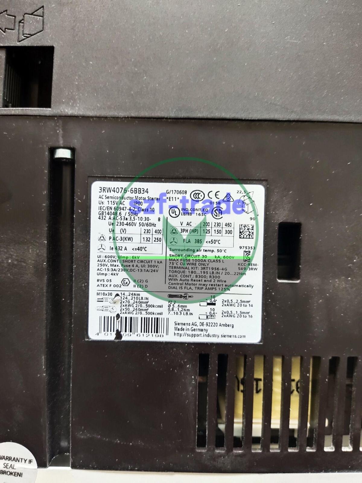 SOFT START, 385A, 125/150/300HP, 120V, SCRW