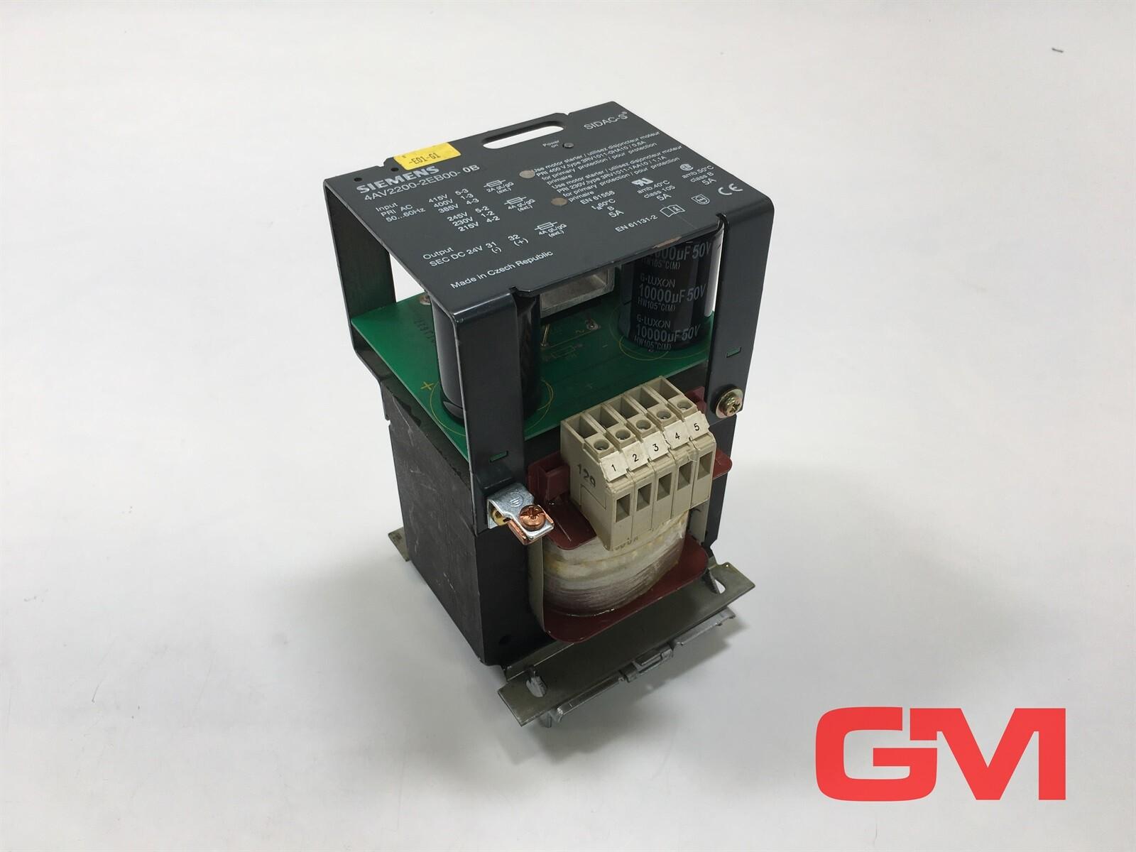 PWR SPLY, 1PH, PRI 400-230+/-15V, SEC 24V
