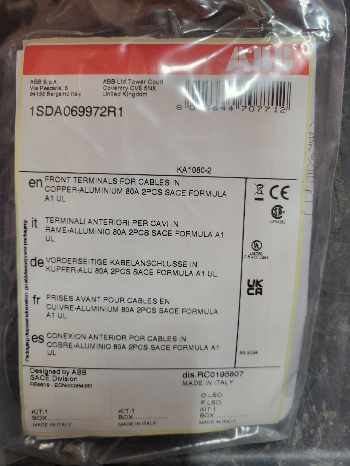 KIT FC CUAL A1 80A 2PCS UL