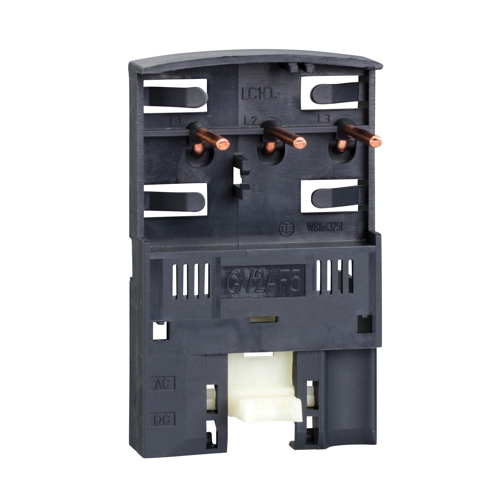 Combination block,TeSys Deca,between GV2(Screw connection) and ATV32