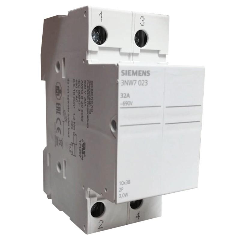 FUSE HOLDER, 2-POLE, 32A, 10X38MM FUSE