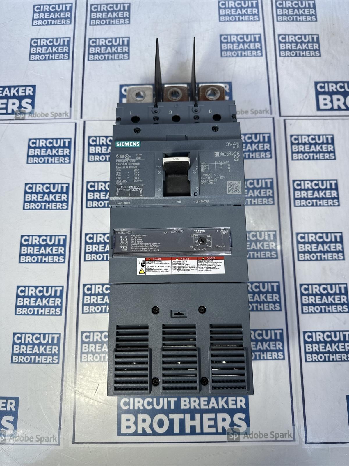 BRKR 3VA53 3P 225A 35KA FTAM