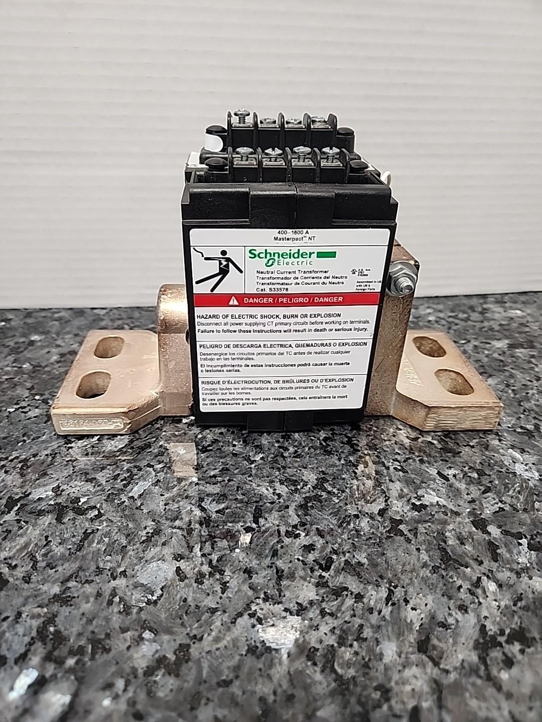 Circuit breaker accessory, PowerPacT P, neutral current transformer, 400A to 1600A sensor