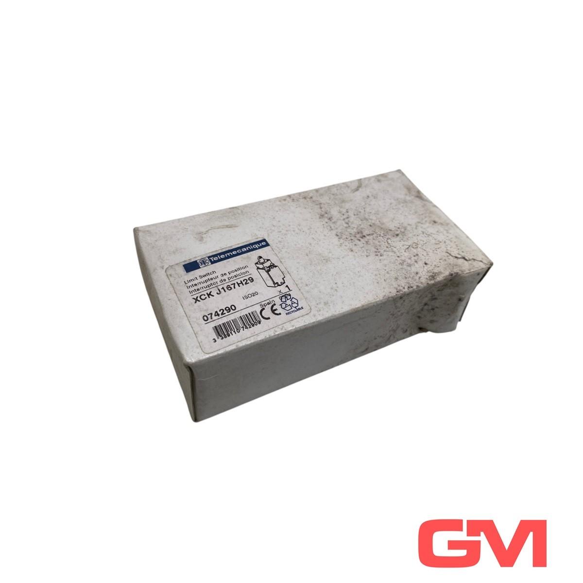 Limit switch, XC Standard, XCKJ, steel roller plunger reinforced, 1NC+1 NO, snap, M20