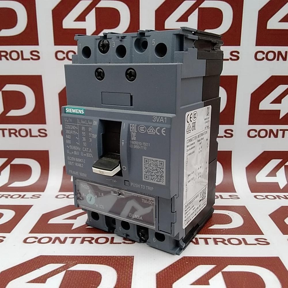 BRKR 3VA11 3P 50A 55KA ATFM NUT