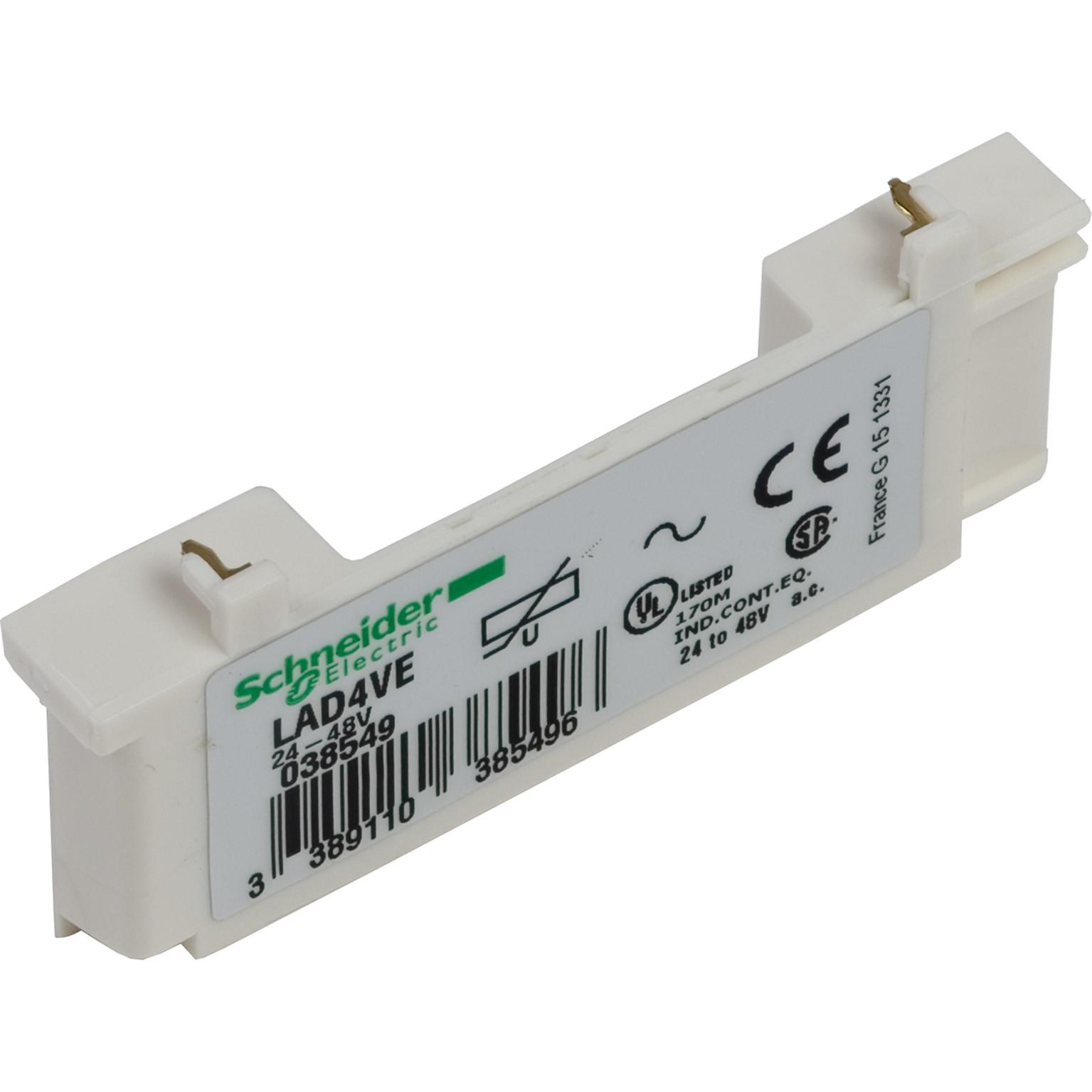 Suppressor module, TeSys Deca, varistor, 110 to 250VAC