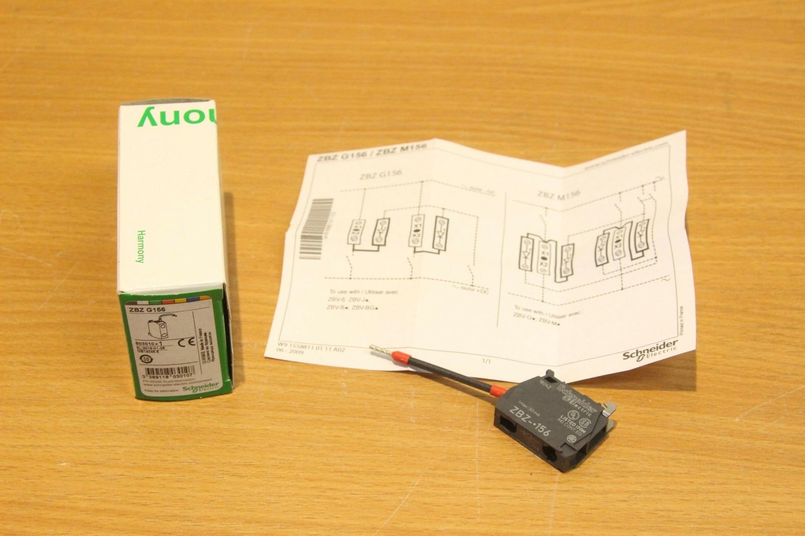 Single block for test light function, Harmony XB4, 12 and 24V AC DC, 24...120V AC DC