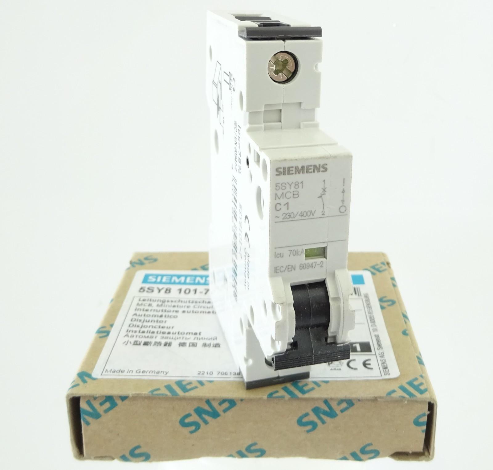 SUP PTOR 5SY8 1P 240V 1A 7.5K C-TRIP