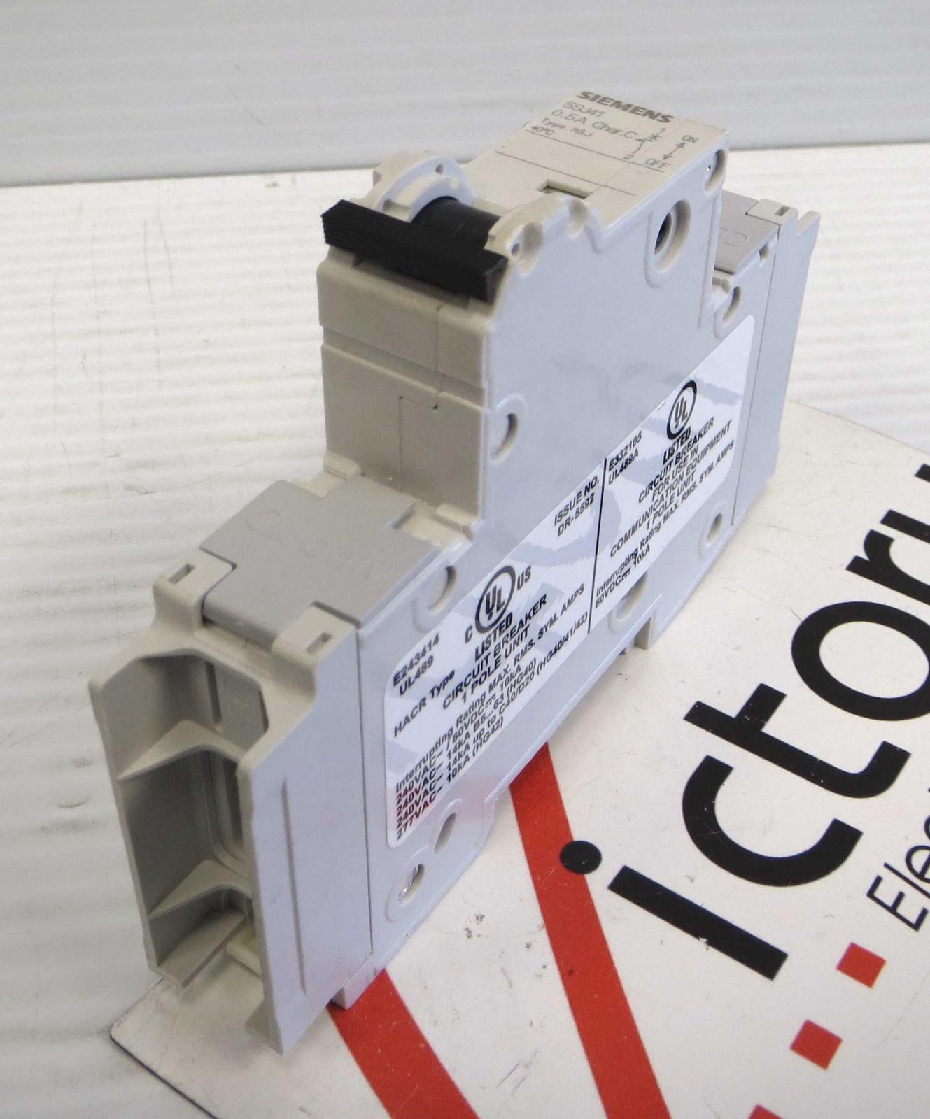 MCB 5SJ4 1P 240V 0.5A 14K C-TRIP