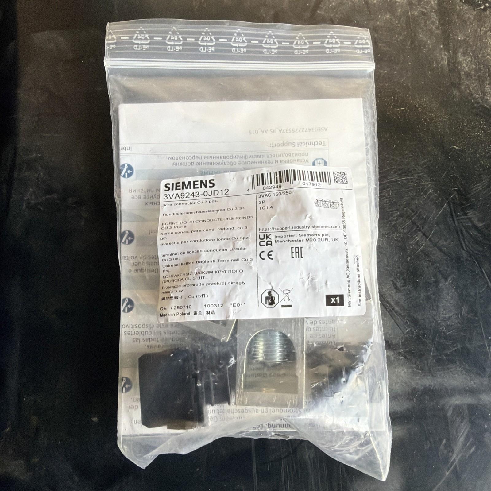 BREAKER 3VA6 250 CU 350MCM LUG1WIRE3P LG