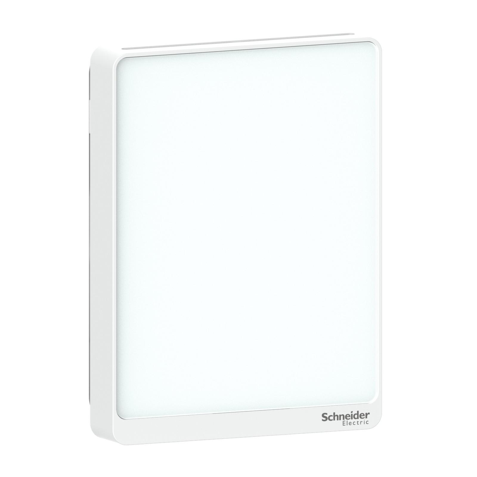 SpaceLogic SLA Series Temperature Sensor, Blank Cover, BACnet MSTP/Modbus Outputs, Optimum White Housing