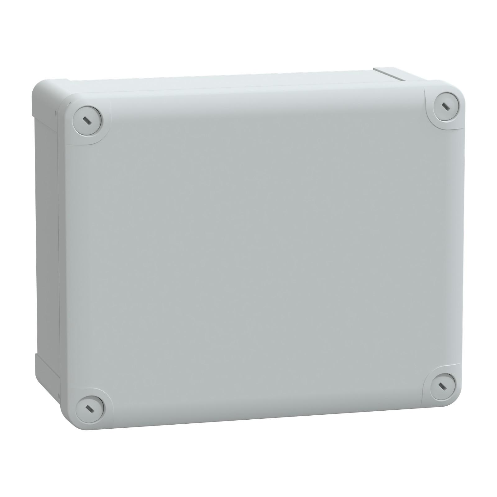 PC box IP66 IK08 RAL7035 Int.H225W175D100 Ext.H241W191D128 opaque PC cover H20