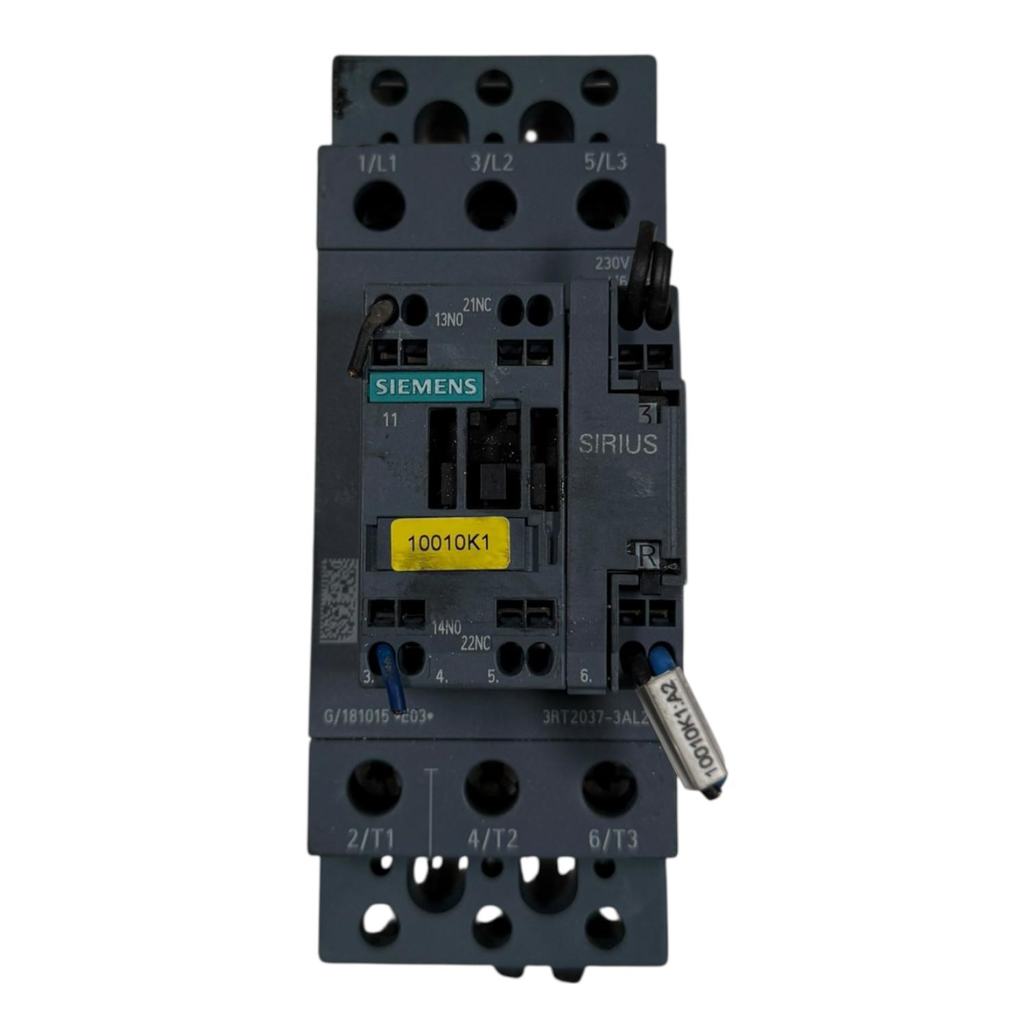CONTACTOR S2 65A 230VAC SPRING 1NO/1NC