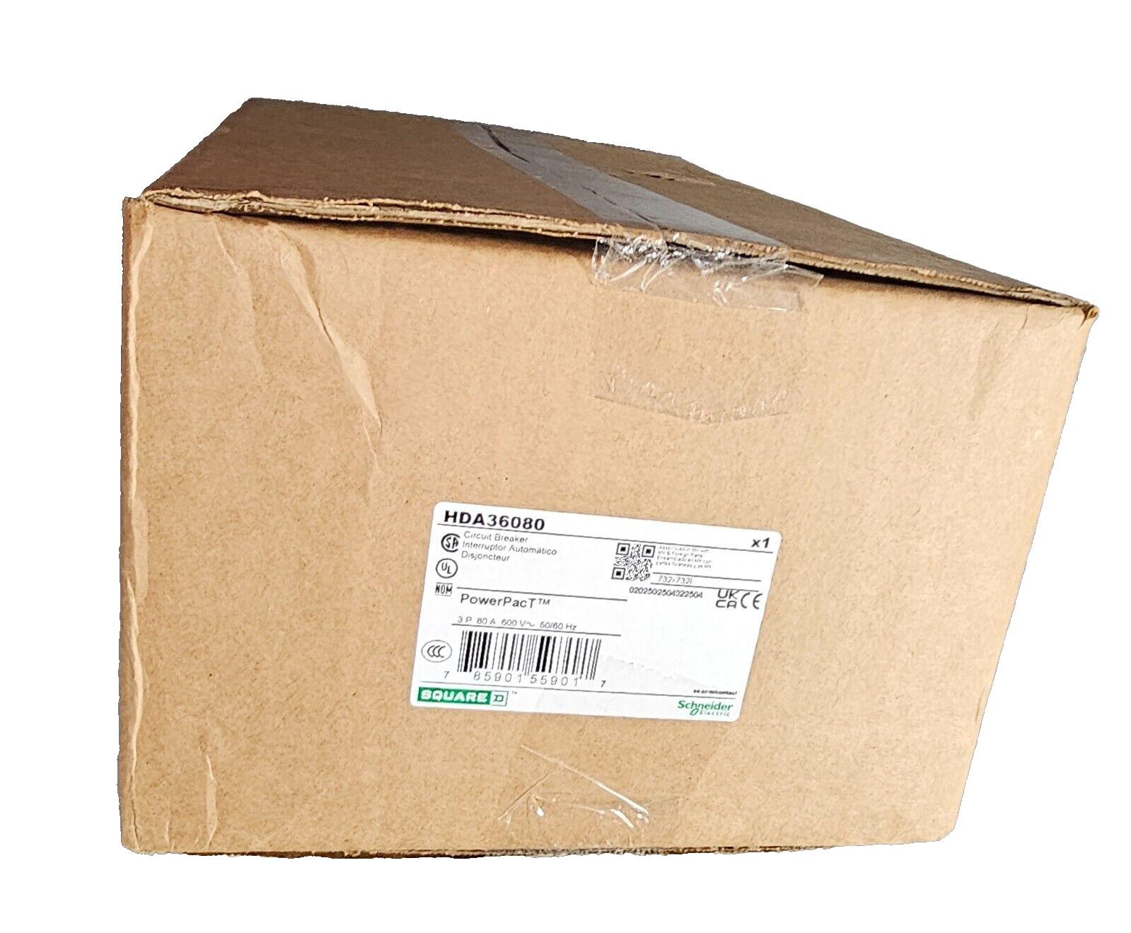 Circuit breaker, PowerPacT H, 80A, 3 pole, 600VAC, 14kA, I-Line, thermal magnetic, 80%, ABC