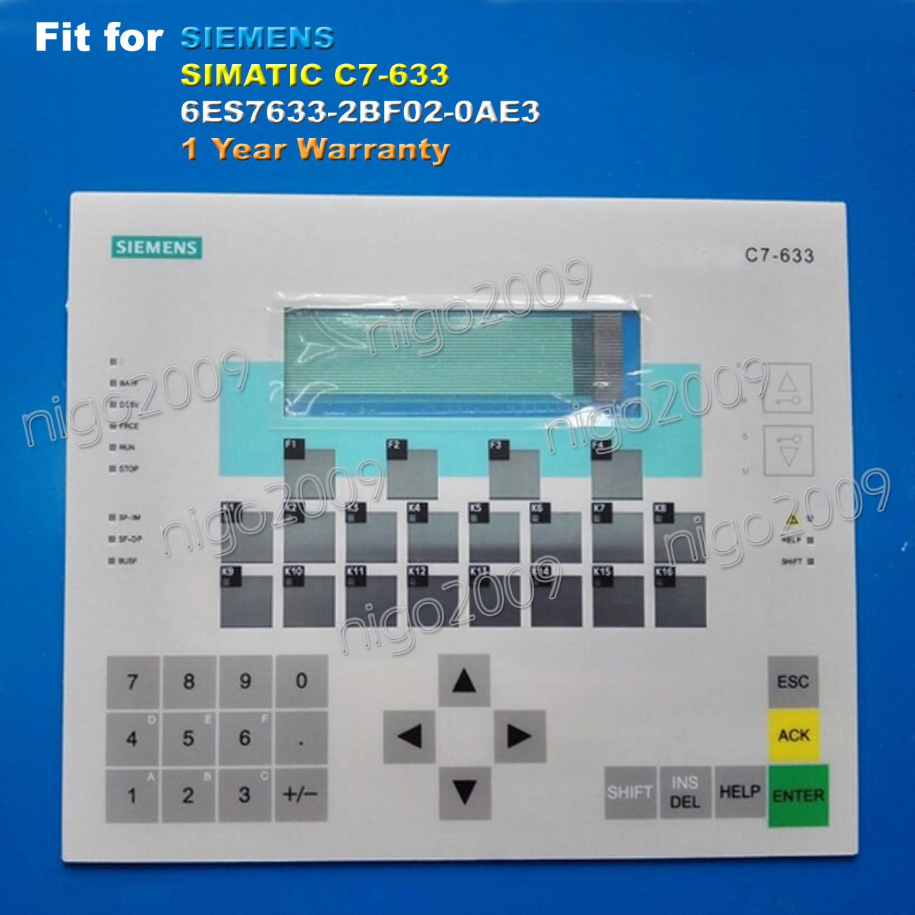 C7-633 6ES7633-2BF02-0​AE3 6ES7-633-2BF02-0​AE3 Membrane Keypad
