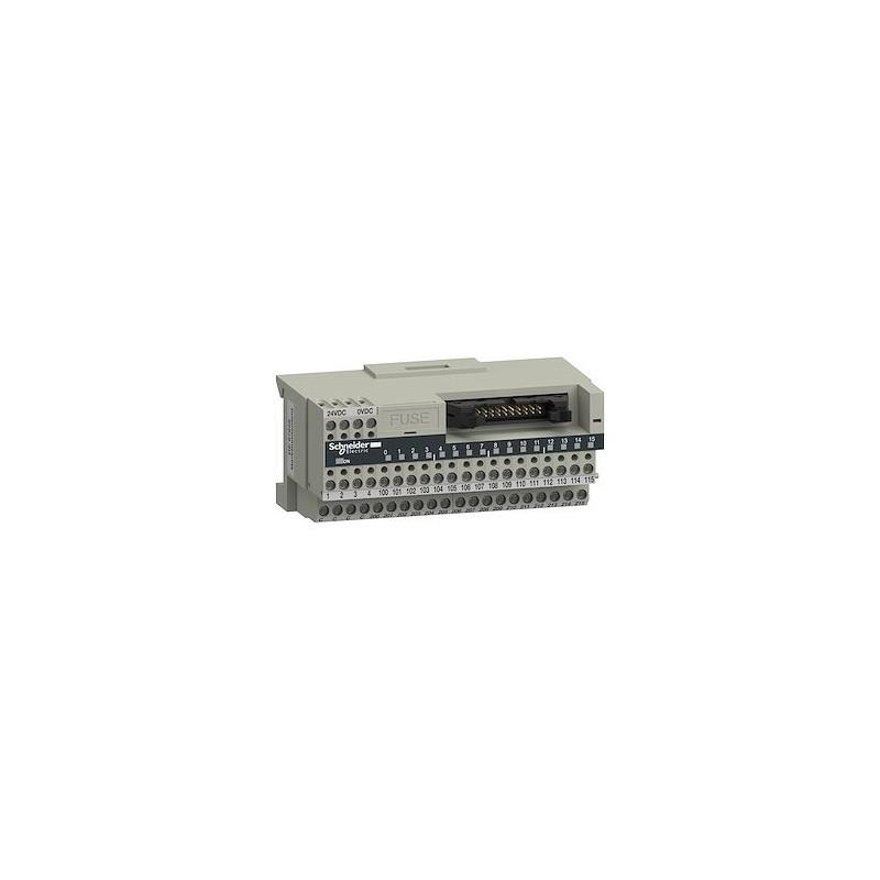 passive connection sub-base ABE7 - 16 inputs or outputs - Led