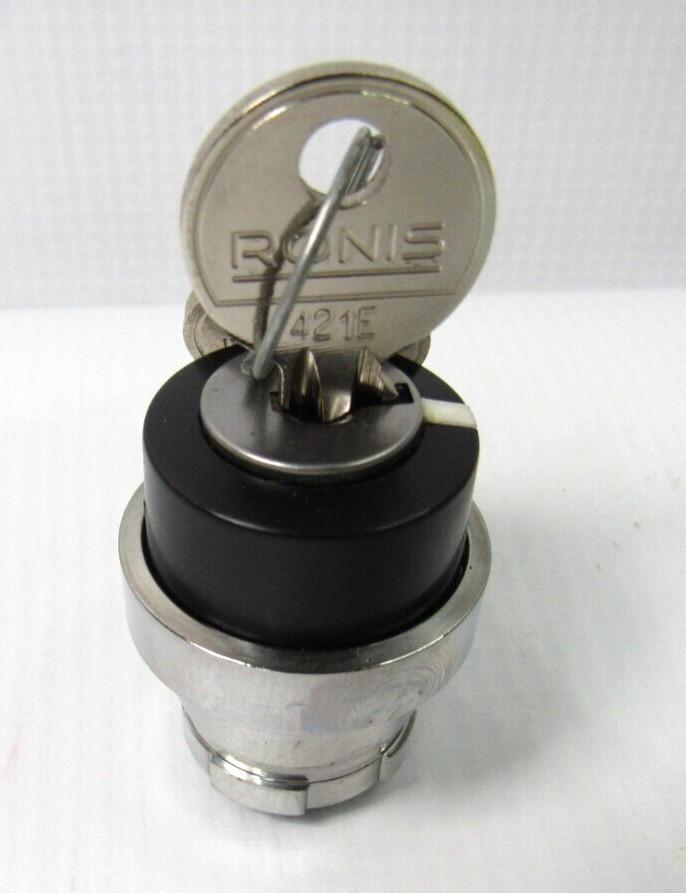 Cam switch operating head, Harmony K, Ø 22mm, metal, circular Ø 29mm, key operated 45°, special key