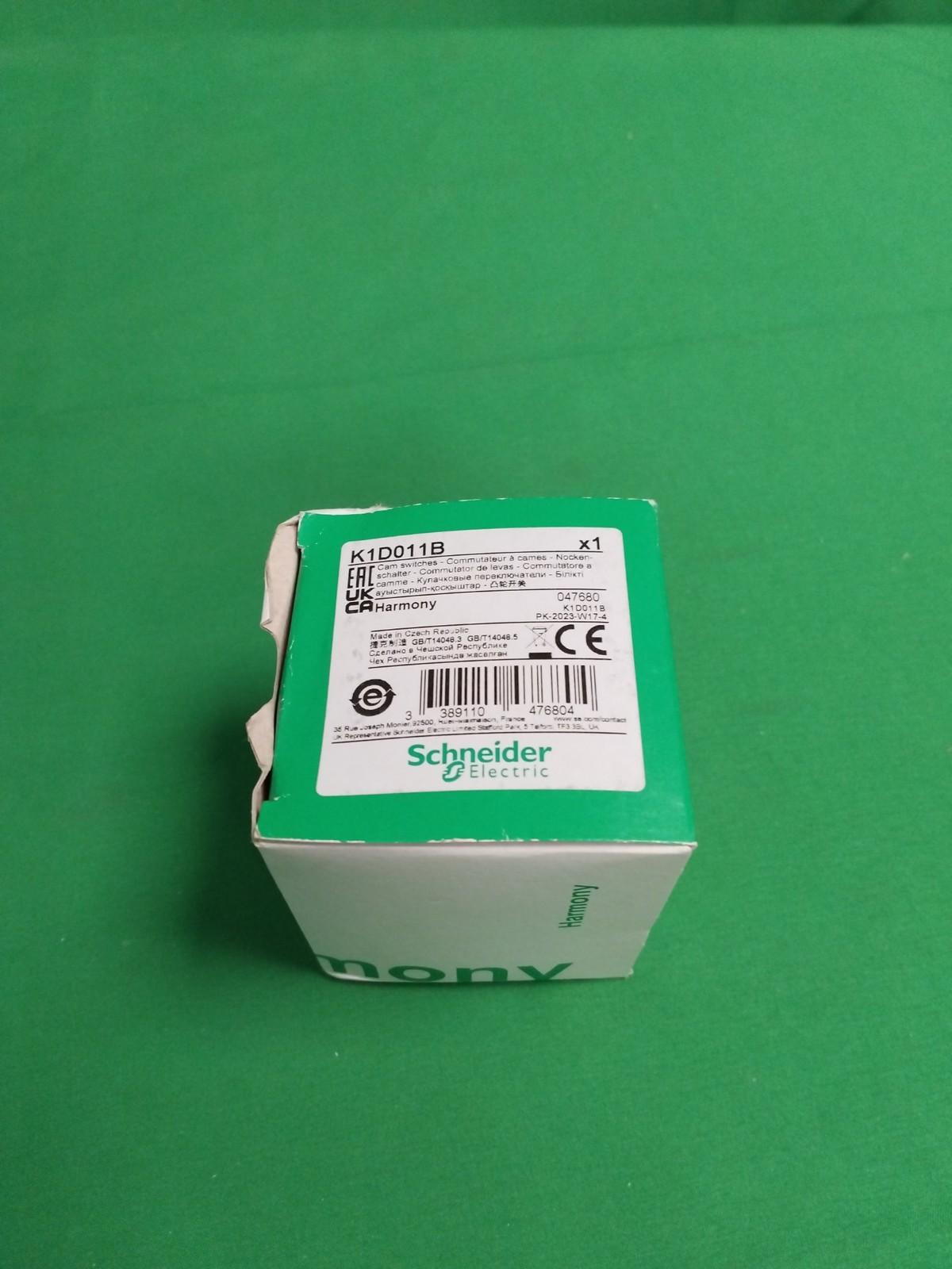 Cam switch body for BCD encoded withoutput switch, Harmony K, Ø 22mm, plastic, 1 pole, 11 positions, 45°, 12A