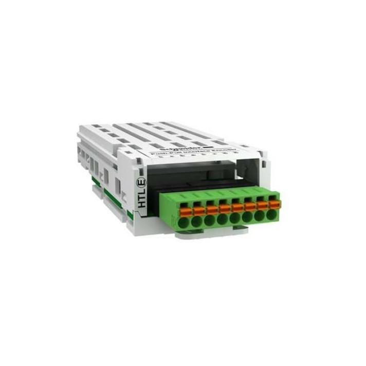 High threshold logic encoder interface module, Altivar, 12 to 24V, 0.1 to 0.2A, 1 removable spring connector