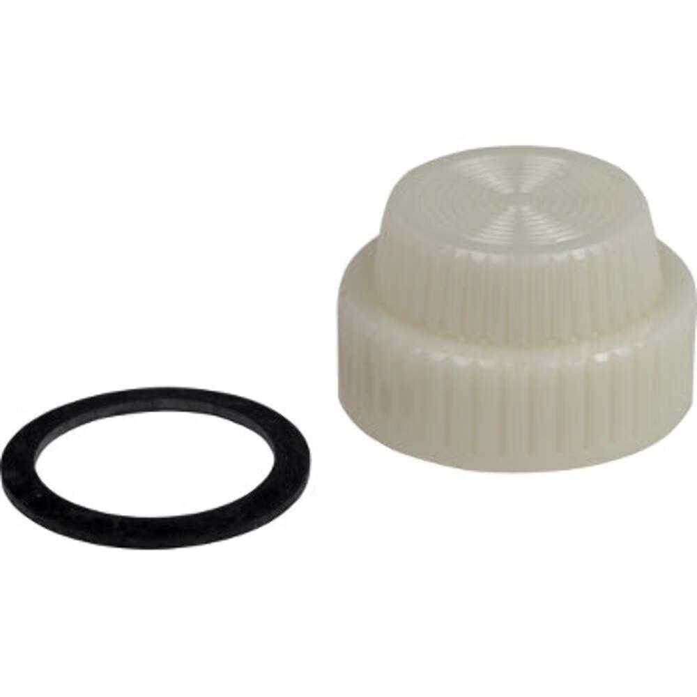 Lens, Harmony 9001K, Harmony 9001SK, polycarbonate, fresnel, white, grooved lens, 30 mm, for pilot light