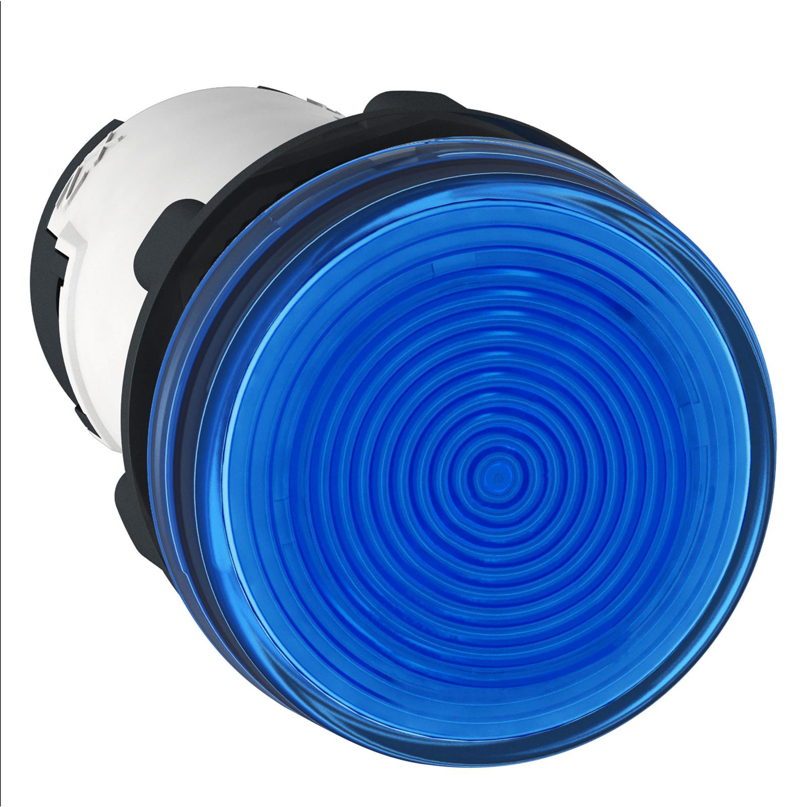 Box of 10 XB7EV66P VOYANT ROND DIAM 22 IP 65 BLEU DOUILLE