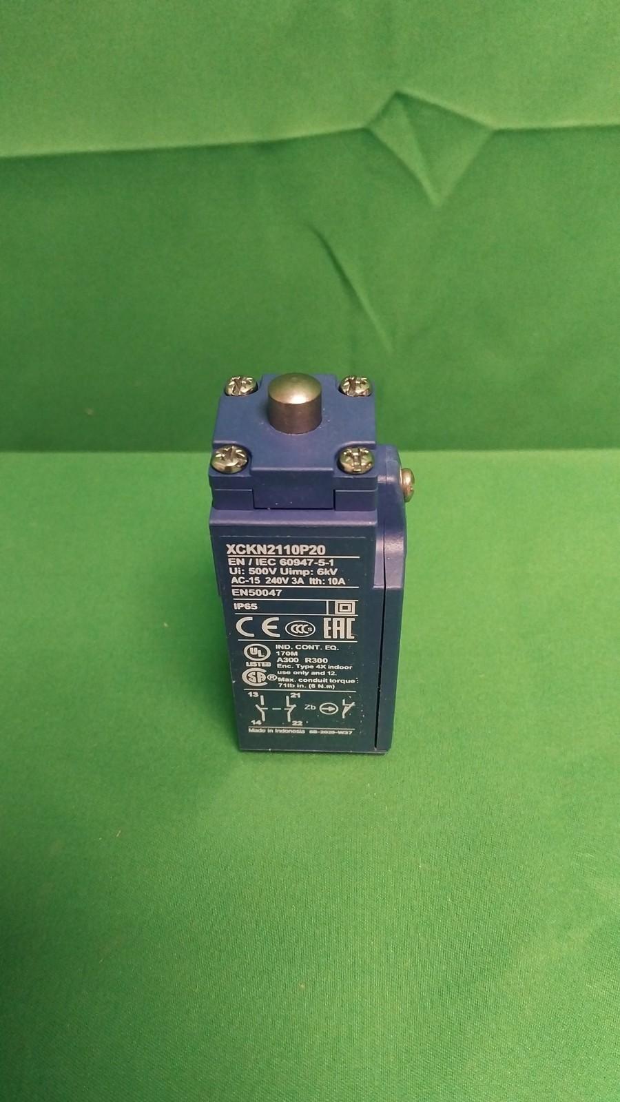 Limit switch, Limit switches XC Standard, XCKN, metal end plunger, 1NC+1 NO, snap, M20