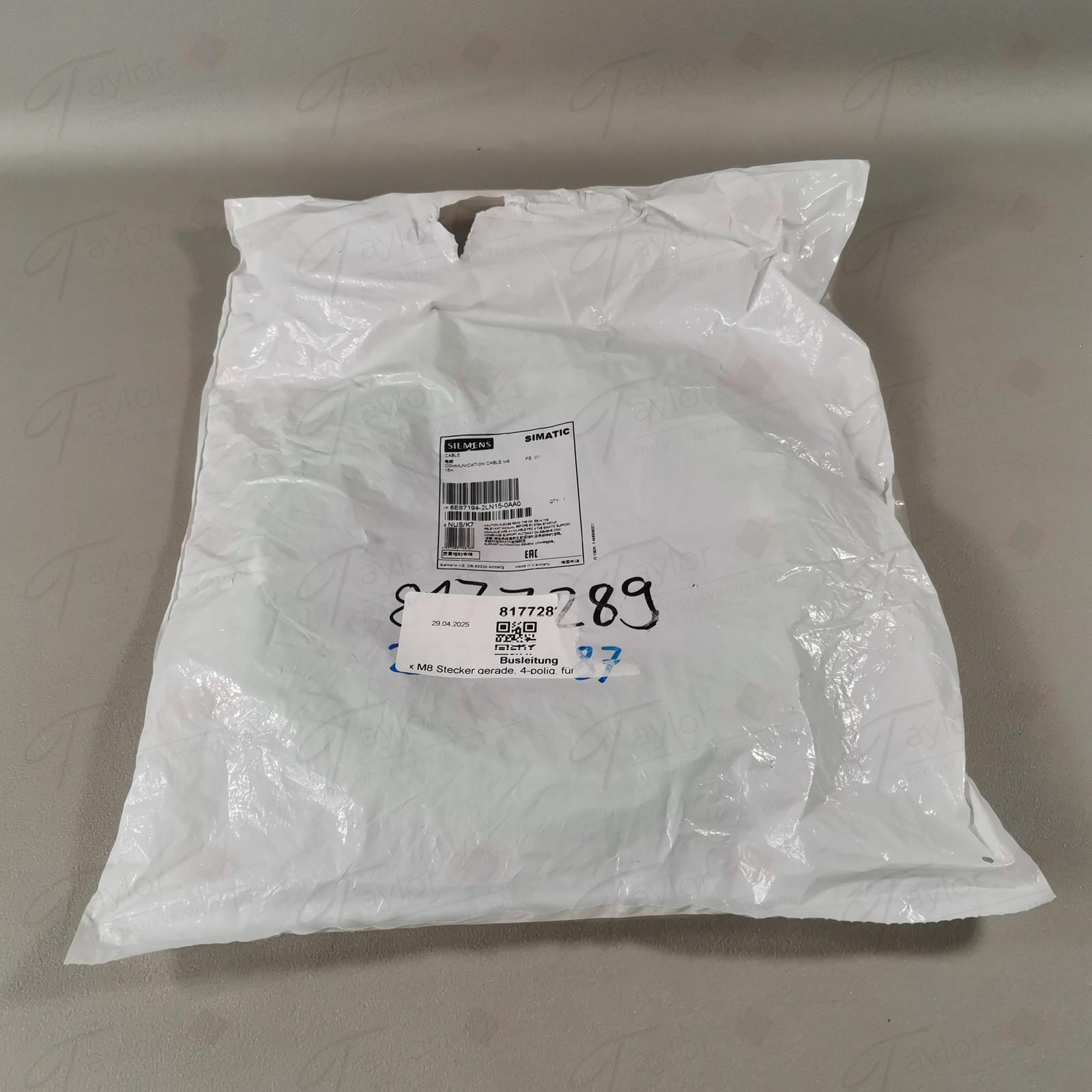 CABLE FOR ET-CONN, 2xM8, LENGTH 15M
