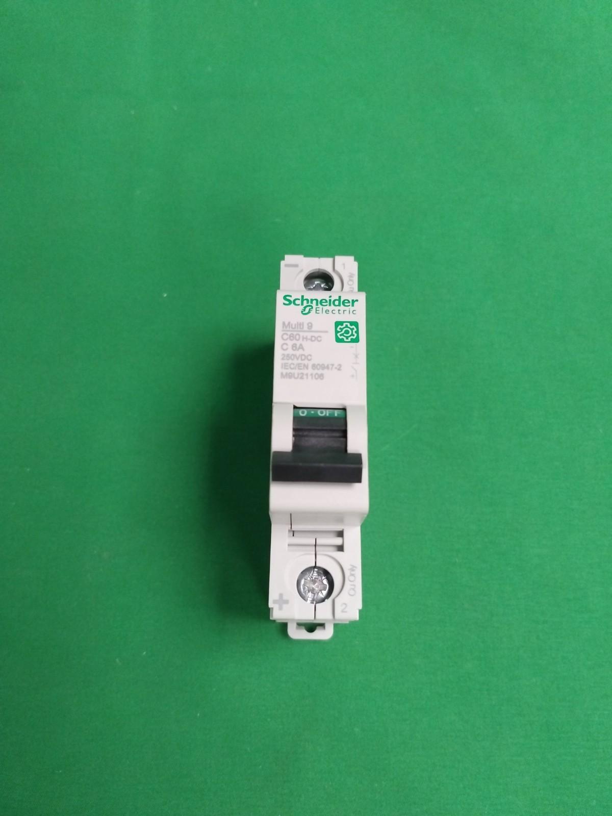 Miniature circuit breaker (MCB), Multi9 C60H-DC, 1P, 6A, C curve, 5kA (UL 1077), 6kA (IEC/EN 60947-2)