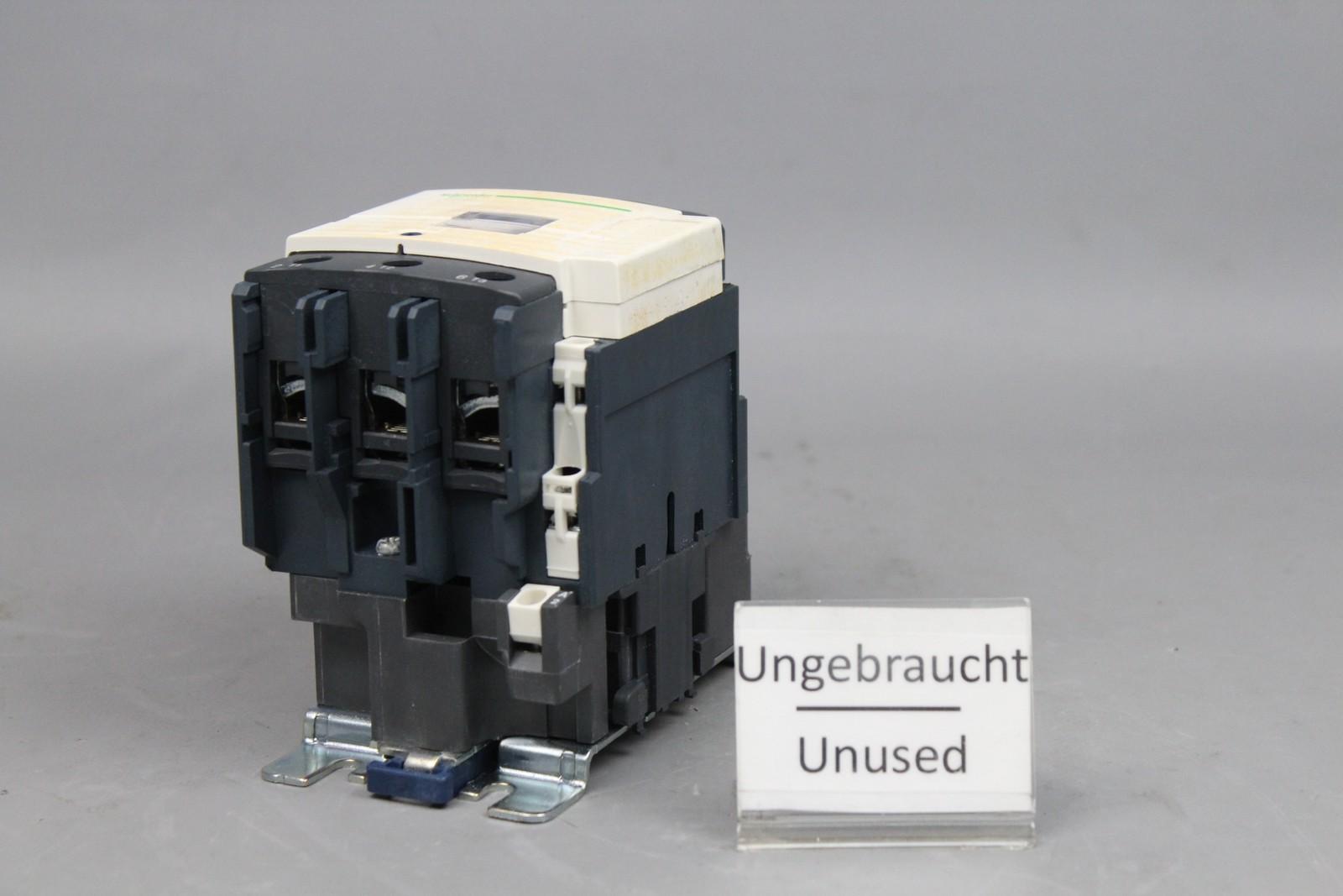 IEC contactor, TeSys Deca, nonreversing, 95A, 60HP at 480VAC, 3 phase, 3 pole, 3 NO, 110VAC 50/60Hz coil, open style