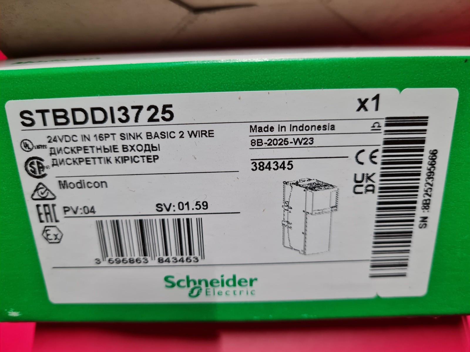 basic digital input module, Modicon STB, 24V DC, 16I