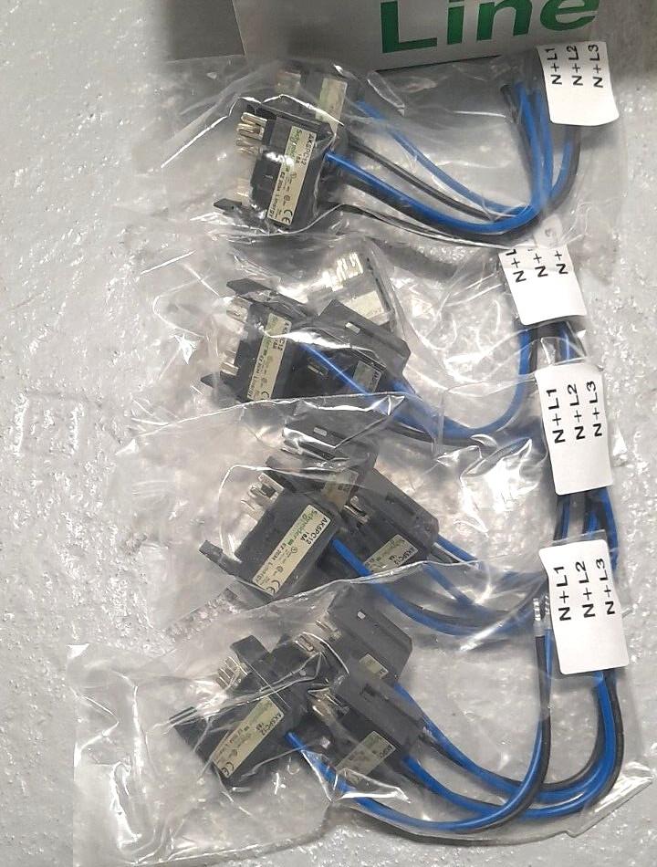 Plug outlet, Linergy HK, 1P+N, 16A, 1 point, 2.5mm², cable length 200