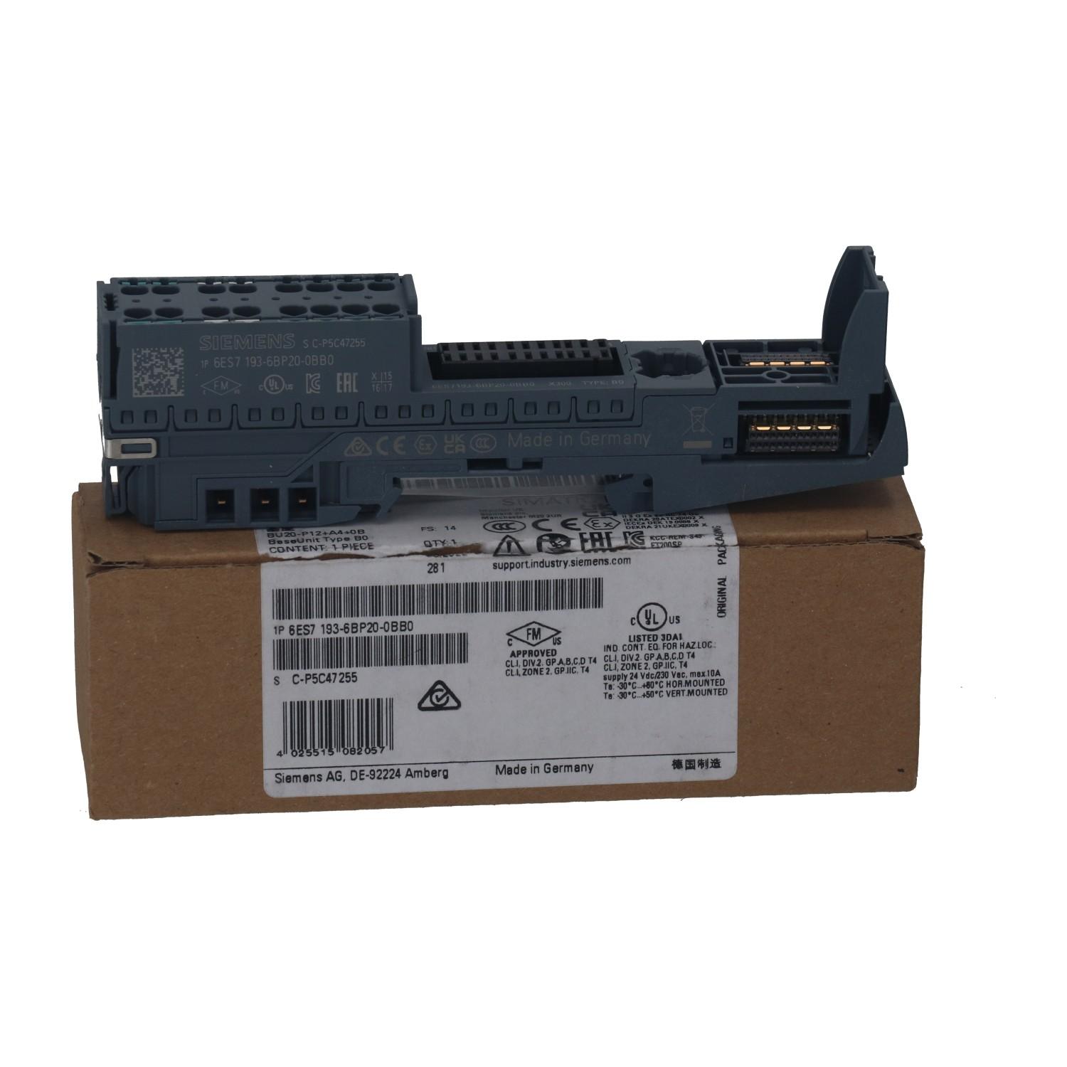 BASEUNIT TYP B0, BU20-P12+A4+0B