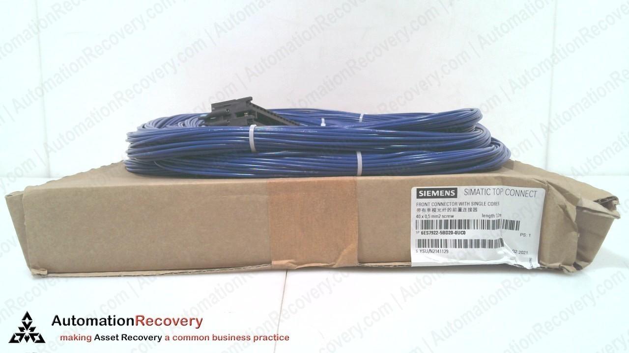 S7-1500 FRONTCONN. 40 CORES UL/CSA 3, 2 M