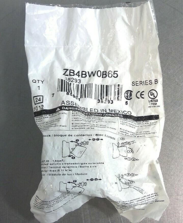 Telemecanique ZB4BW0B65 Contact Block Light Module 38293 4C