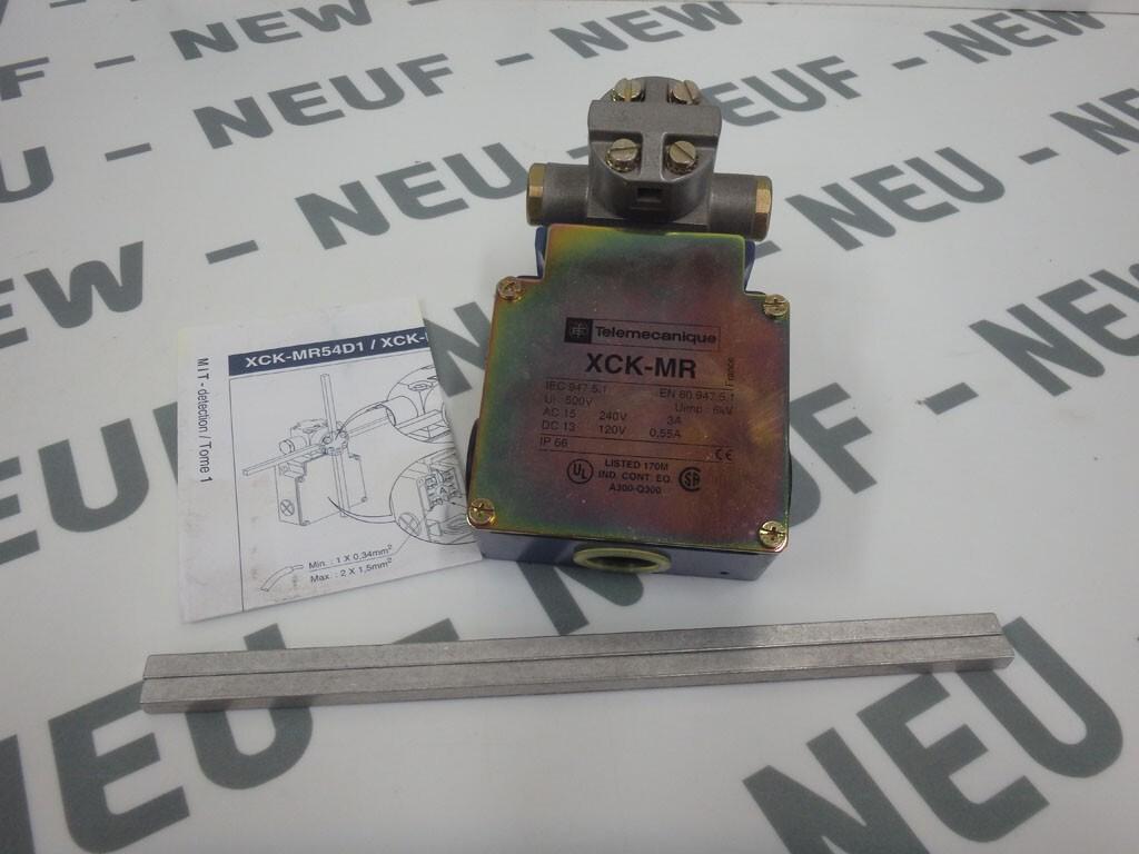 Limit switch, Limit switches XC Standard, XCKMR, stay put crossed rods lever 6 mm, 2x(2 NC), slow, Pg13