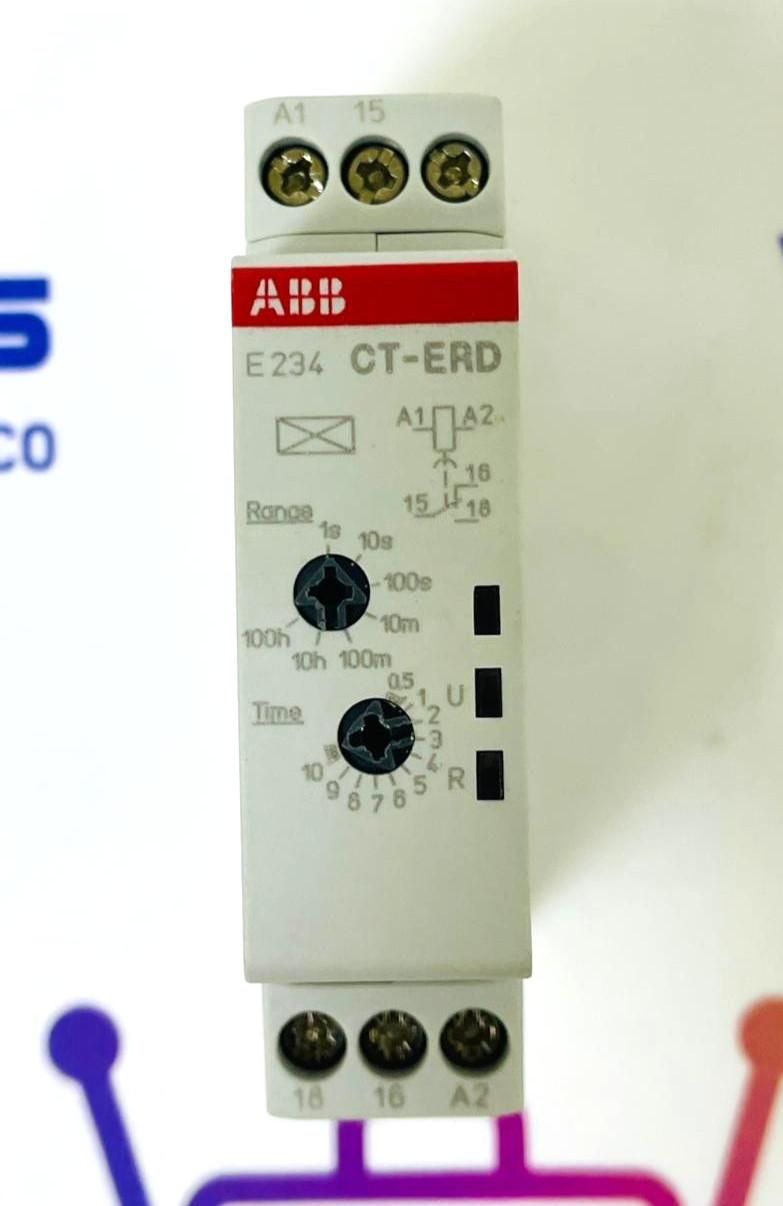 CT-ERD.12 Time relay, ON-delay 1c/o, 24-240VAC 24-48VDC