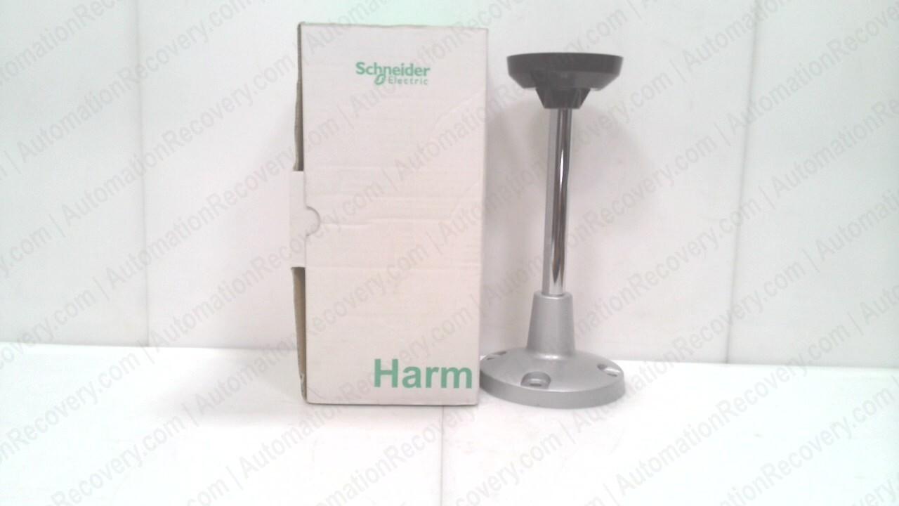 Harmony XVC, Aluminium mounting tube, with metal fixing plate, for tower light XVC Ø100, and beacon XVR 106 and 120 mm