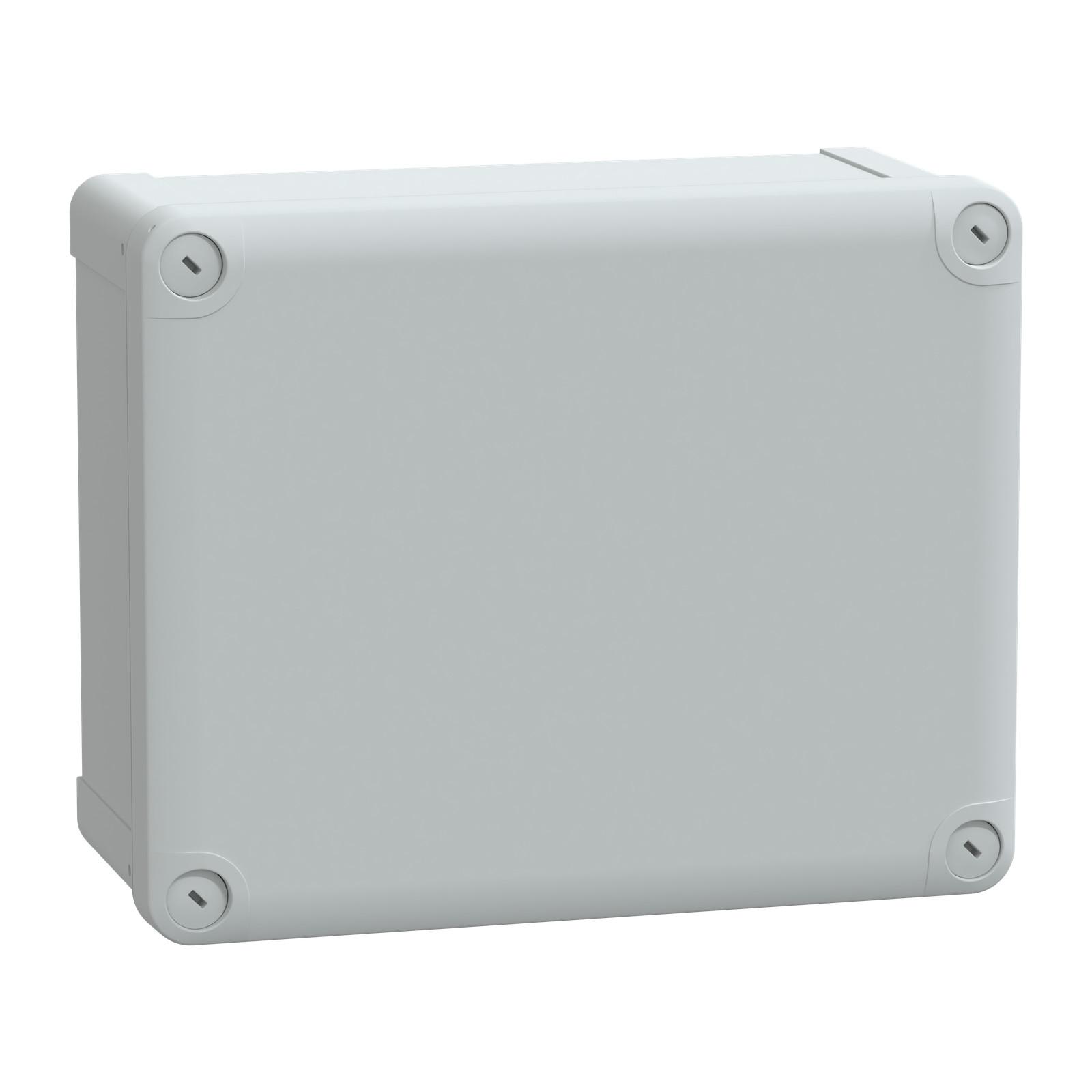 PC box IP66 IK08 RAL7035 Int.H225W175D100 Ext.H241W194D105 opaque PC cover H40