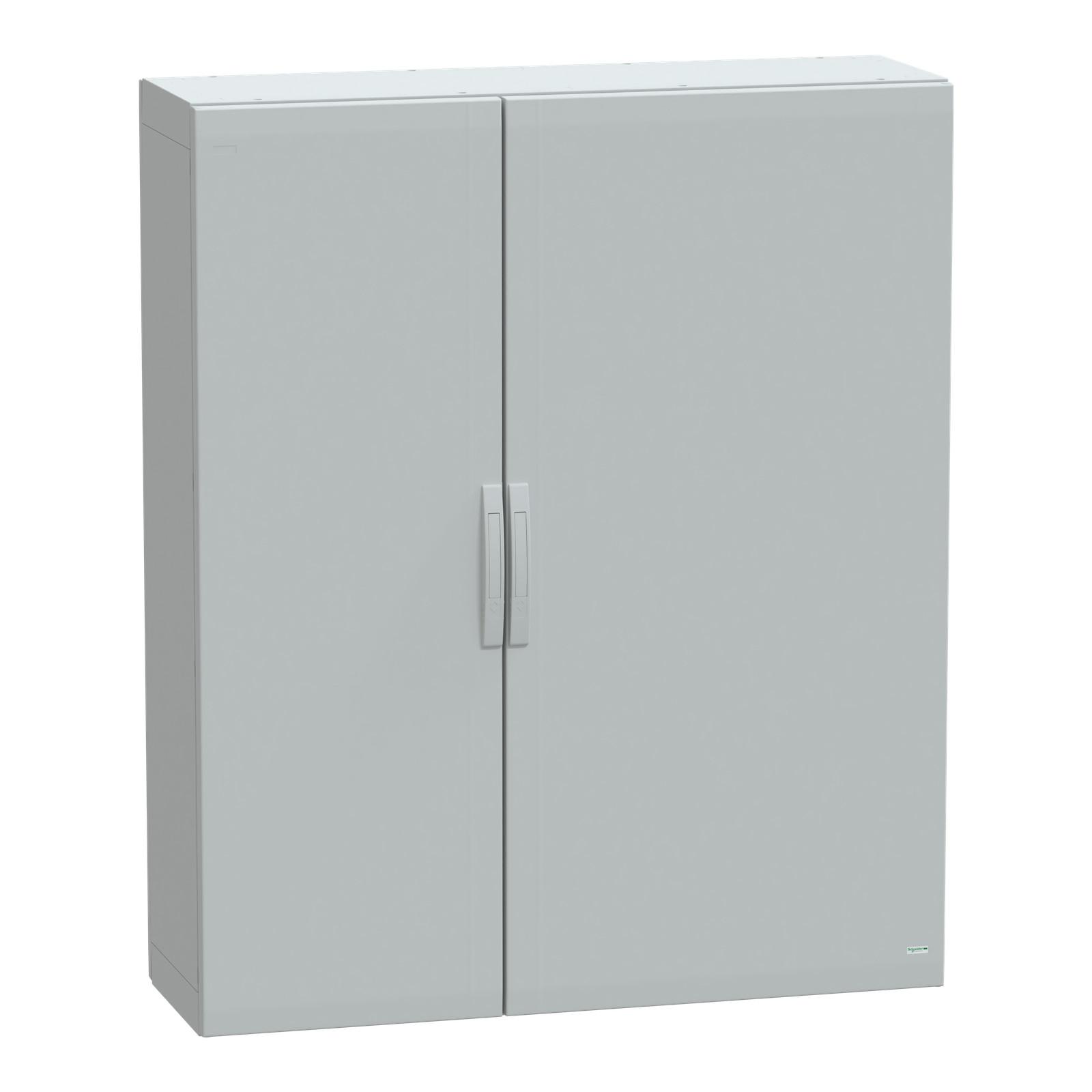 Floor standing polyester enclosure, Thalassa PLA, plain door, completely sealed, 1500x1250x420mm, IP65, IK10