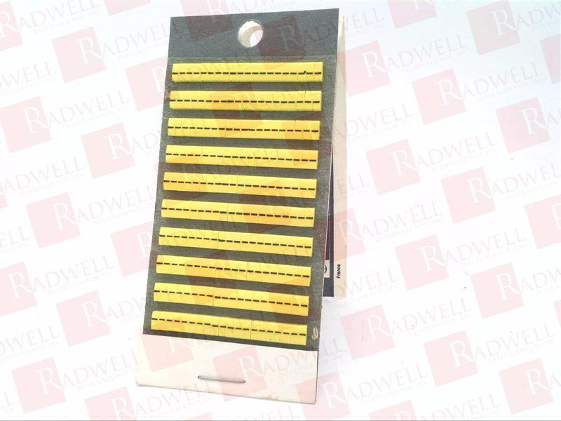 Marker, Linergy TR cable ends, yellow, clipin type, character -, Symbolic, set of 200