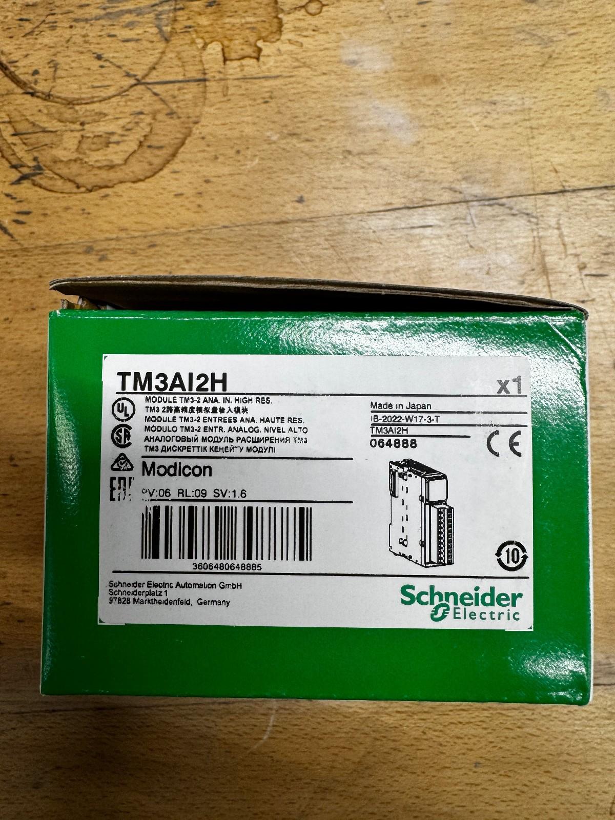 analog input module, Modicon TM3, 2 inputs high resolution, screw, 24V DC