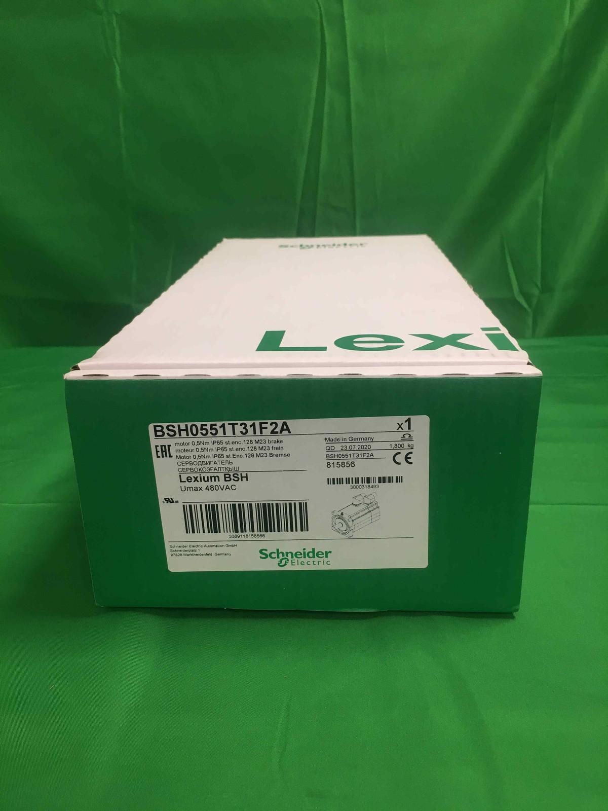 AC servo motor BSH, Lexium 05, 0.5N.m, 8000rpm, keyed shaft, with brake, IP65