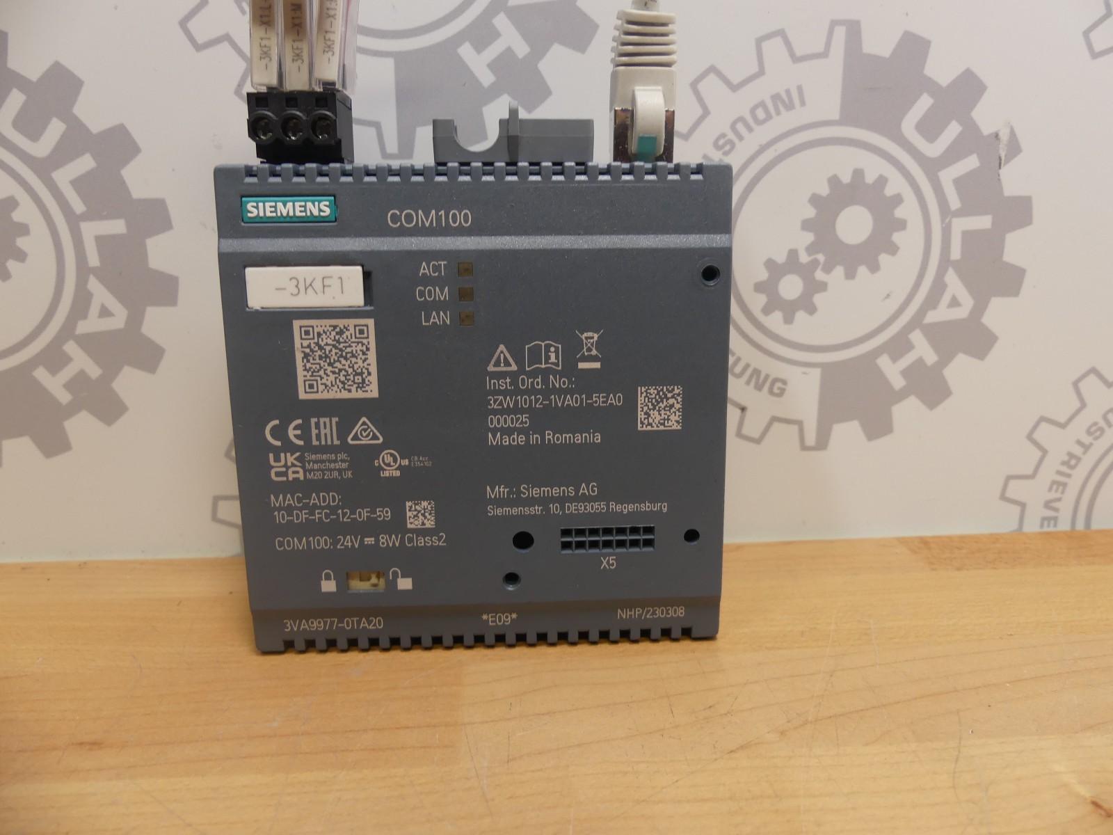 BREAKER 3VA6 COM100 1 BREAKER DATA SERVR