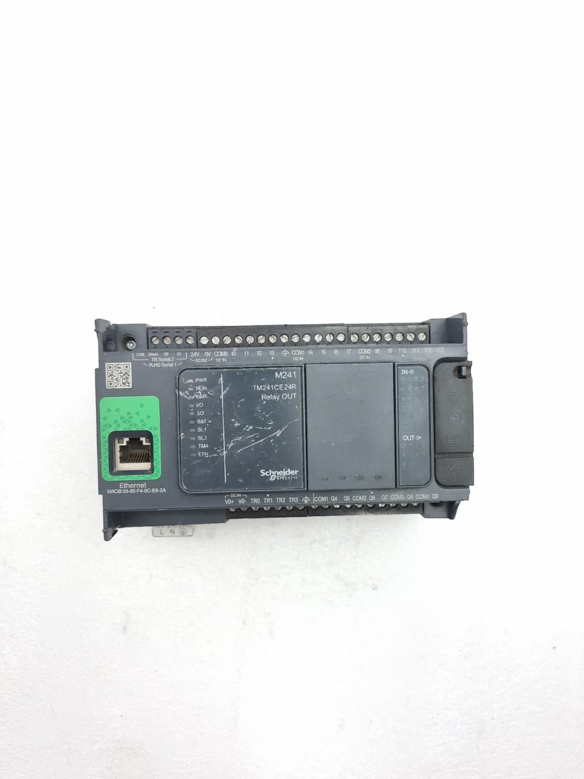 logic controller, Modicon M241, 24 IO, relay, Ethernet
